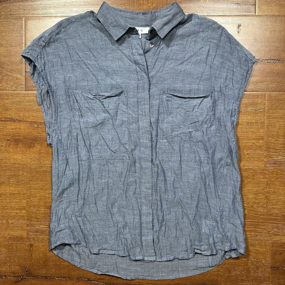 Iro Laurine Blouse Womens L Sleeveless Cut Off Sleeve Lightweight Thin Elevated